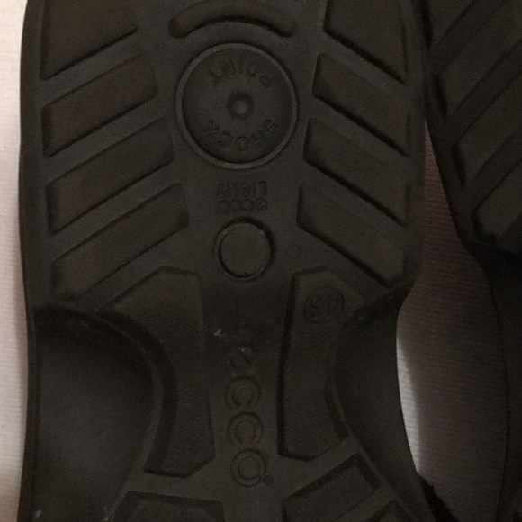 Men’s ECCO Brown Lace Ups sz 9-1/2 - Picture 9 of 12